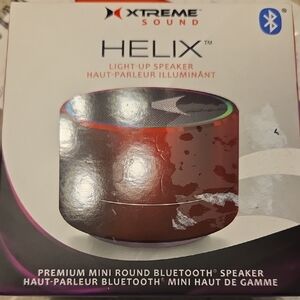 Xtreme Sound Red Helix Light-Up Bluetooth Speaker NEW